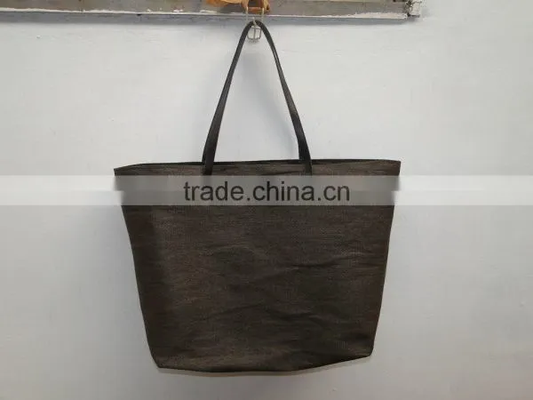 Simple Style Canvas Tote Shopping Bag photo-4