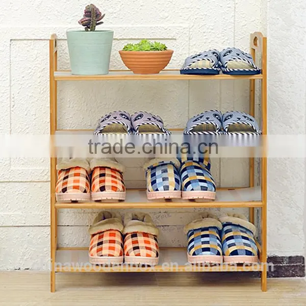 Hot Sale Factory Directly Sale Wooden Shoe Rack Design photo-2