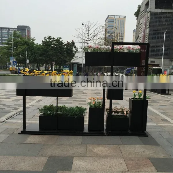 Fiberglass Modern Square Planter photo-4