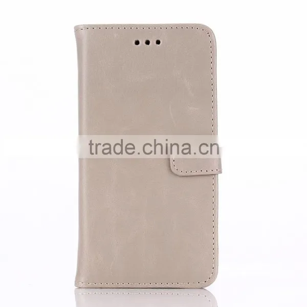 High Quality Crazy-horse PU Card Bumper/pocket Cell Phone Case for Motorola photo-2