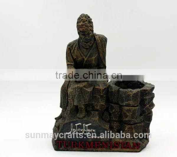 Wholesale Custom Resin TURKMENISTAN Statue Souvenir for Sale photo-2