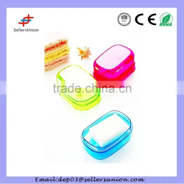 Plastic Soap Dish Case Soap Box for Bathroom