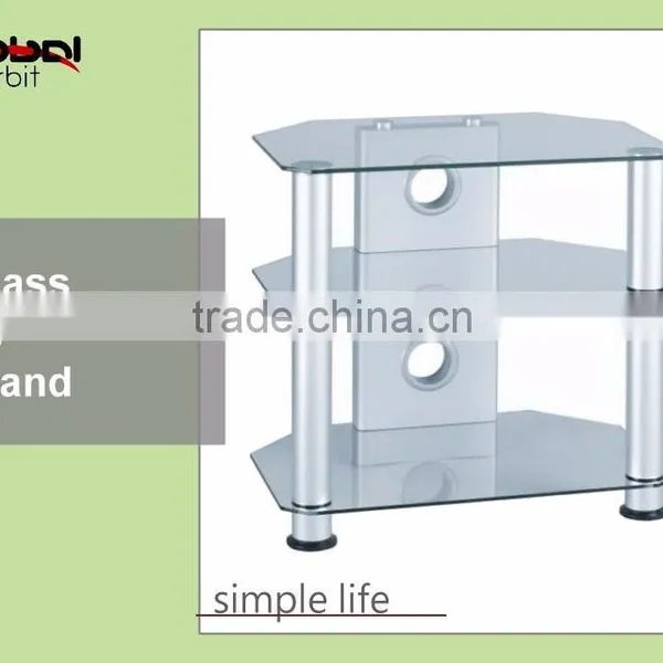 Sale Furniture Storage Shelf Rack Glass TV Table Stand Furniture photo-4