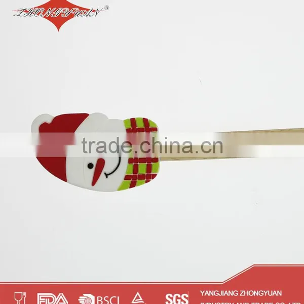 Promotion Christmas Gift Silicone Spatula With Wood Handle photo-5