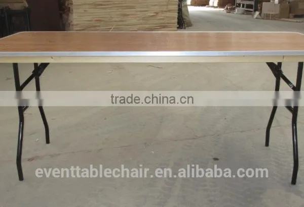 Multifunctional Outdoor and Indoor Wooden Dining 200cm Folding Table photo-5
