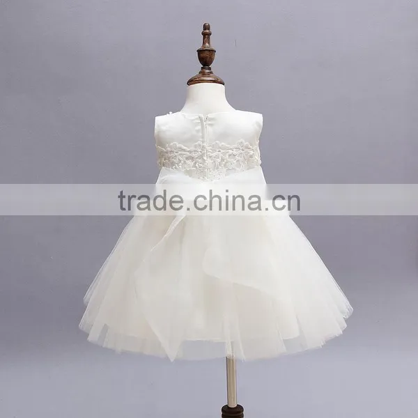 Baby Girl Pageant Wedding Dresses Infant Princess Little Girls 1 Year Birthday Party Dress Newborn Christening Dresses For Girls photo-3