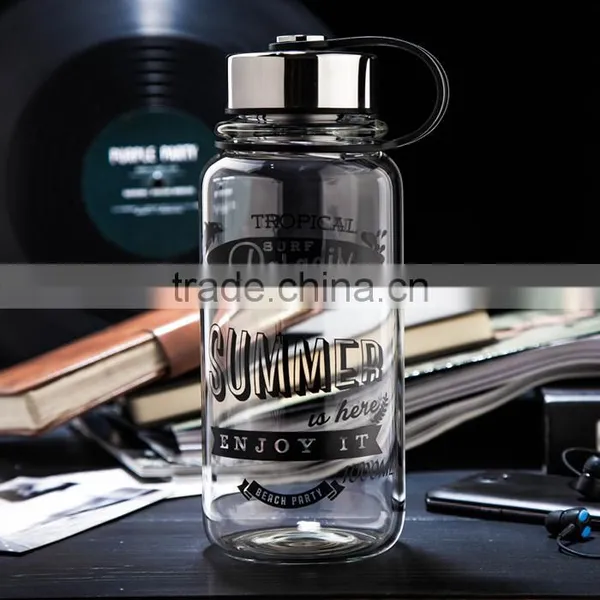 UCHOME Single Wall Big Glass Water Bottle photo-5