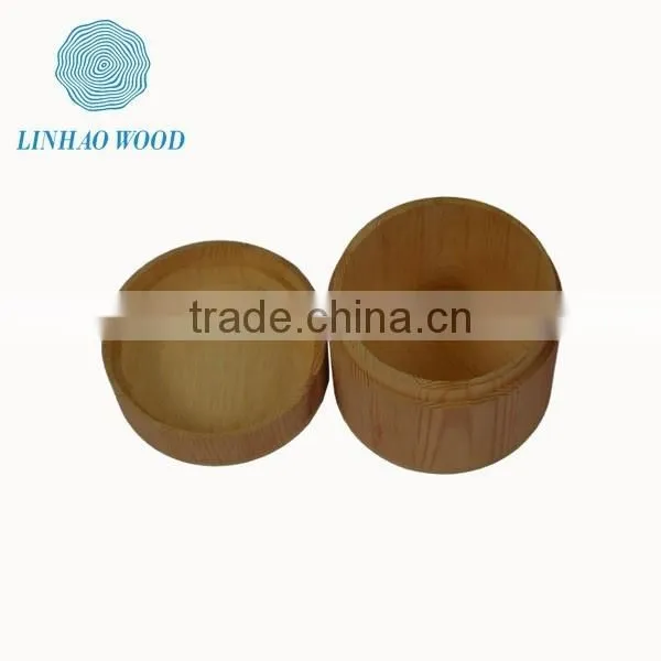 Handmade Round Wooden Tea Box Supplier photo-6