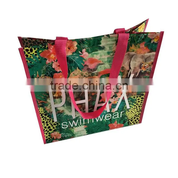 Zeal-X Made Custom Luxury Foldable Swimsuit Clothing Packaging Non-woven Shopping Bag photo-5