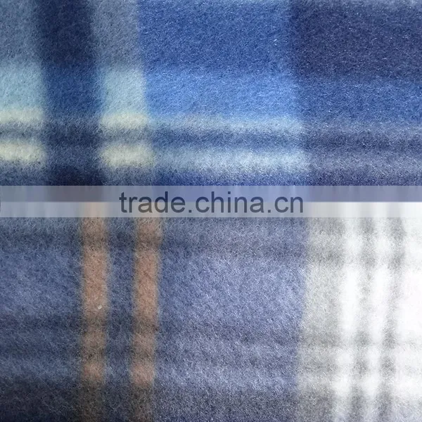 Blue White Check Fabric for Trousers photo-3
