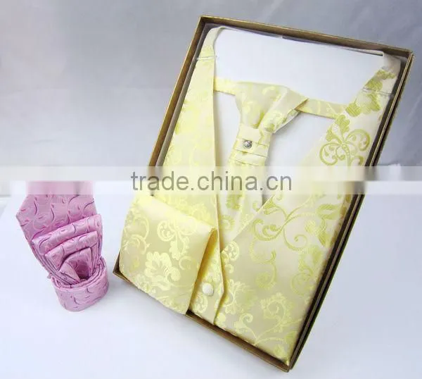 Custom Made 100% Polyester Waistcoat for Men Design photo-2