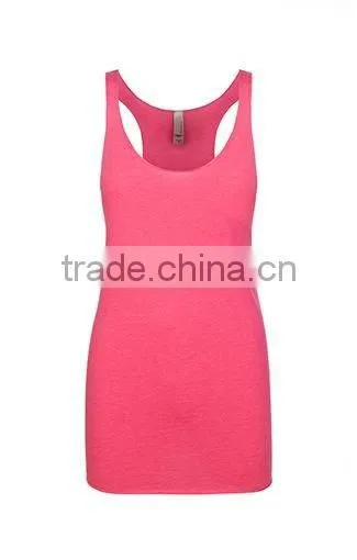 Next Level Apparel Ladies' Tri-Blend Racerback Tank Top - Made of 50% Polyester, 25% Cotton and 25% Rayon. Comes With Your Logo photo-4