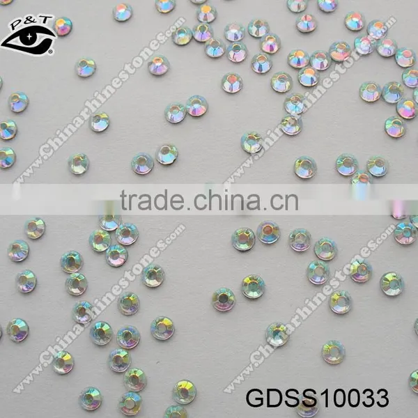 Cheap China Rhinestone Iron on Crystal AB SS16 For Shoes Clothing photo-3