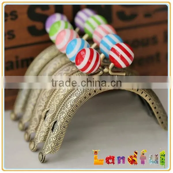 High Quality Colorful Purse Frame Handbag Supplies Metal Purse Frame photo-5