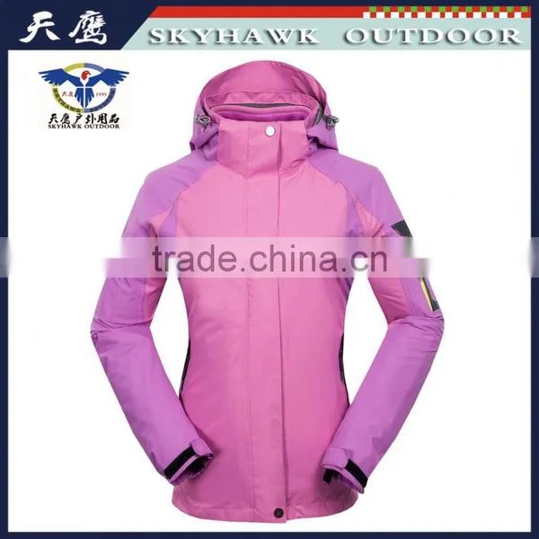 100% Polyester China Exporter Waterproof Woman Jacket In a Bag photo-3