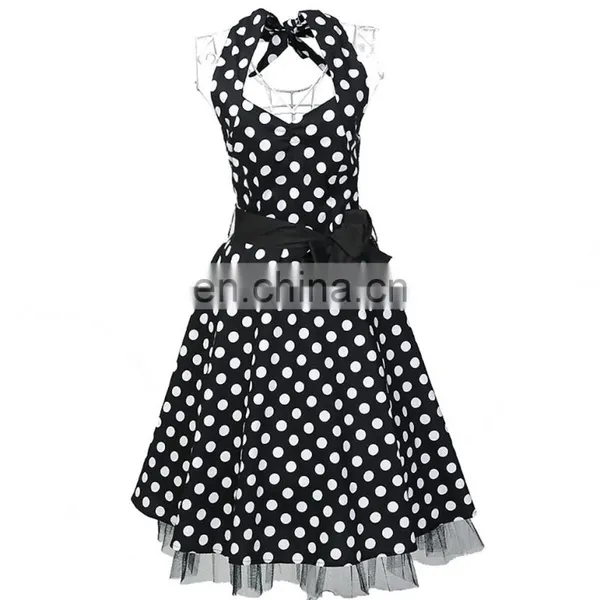 50's Vintage Swing Dress Rockabilly Dress Retro Sleeveless Maxi Dress OEM Manufacturer
