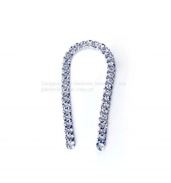 Porcelain Charm Aluminum Chain 3D Printed Style Large Chain Strap photo-4