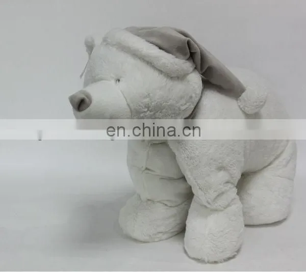 Plush and Stuffed Polar Bear Animal Baby Toys in White Color photo-6