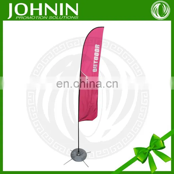Promotional Advertising Custom Fabric Knitted Polyester Feather Flag photo-3