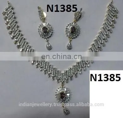 Cubic Zirconia Jewelry Set Exporter, ad Jewellery Set Manufacturer photo-2