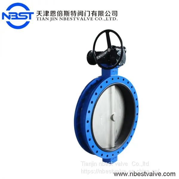 U Flange Type Manual Operated EPDM/VITON Seal Cast Iron Marine Butterfly Valve DN1500 photo-4