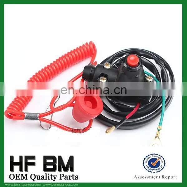Universal Engine Stop Tether Emergency Switch Lanyard Kit for ATV Racing photo-5