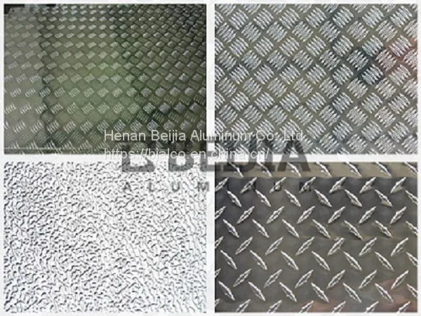 A1050 1060 1100 3003 3105Aluminium Checker / Tread Plate 5 Bar photo-2