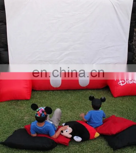 2020 Best Selling Home Blow Up Theater Screen Backyard Inflatable Movie Projector Screen for USA photo-4