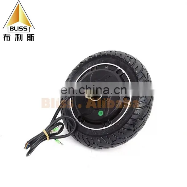 8 Inch Brushless Motor Electric Scooter 24V36V350W Wheel Solid Tire Electric Scooter Kit Scooter Hub Motor photo-2