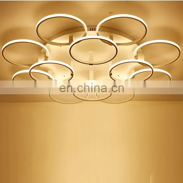 High Quality Warm Romantic Modern Minimalist Home Decor Lighting Round LED Ceiling Lamp Bedroom Light photo-3