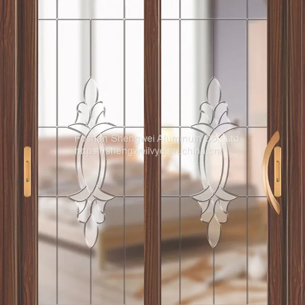 Aluminium Alloy Indoor Sliding Door Modern Design of Patio Glass Doors Aluminum Sliding Doors photo-5