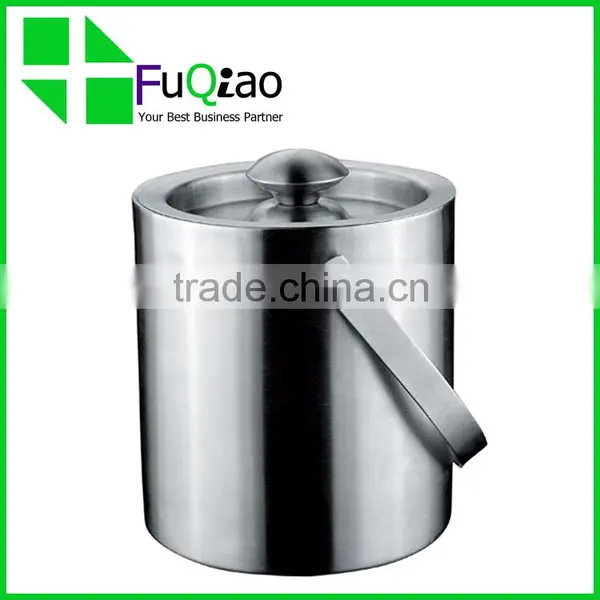 Trade Assurance Barware Stailess Steel Metal Party Beer Ice Bucket With Lid photo-4