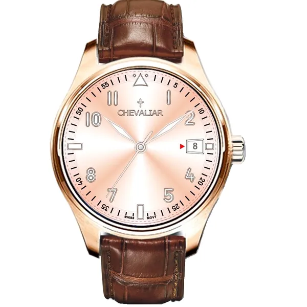 Stainless Steel Water Resistance Fashion Watches Genuine Leather Quartz Man Watch photo-5