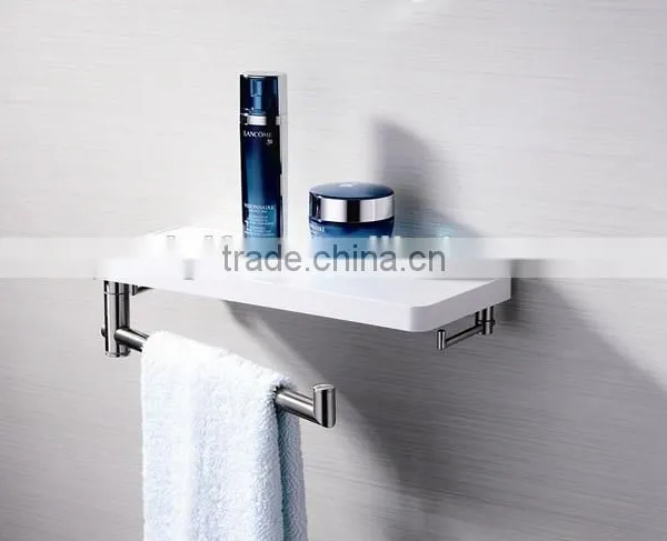 Stainless Steel Bathroom Shelf With Toilet Paper Holder / Wall Mounted Bathroom Shelf / Bathroom Accessory photo-5