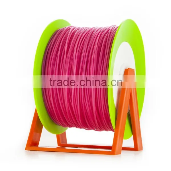 Pla 3d Printer Material Fuchsia Filament With the New Spool Convertible Into a Coat Hanger. Spool Holder Included. photo-2