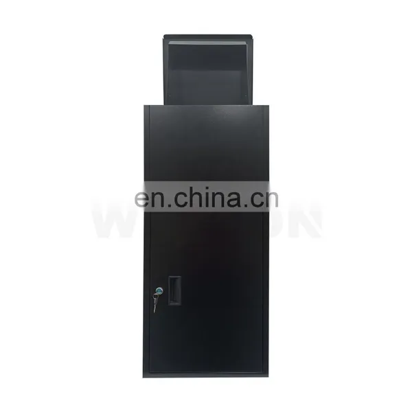 Standing Letter Box Large Freestanding Parcel Post Box With Lock Waterproof Mailbox photo-3
