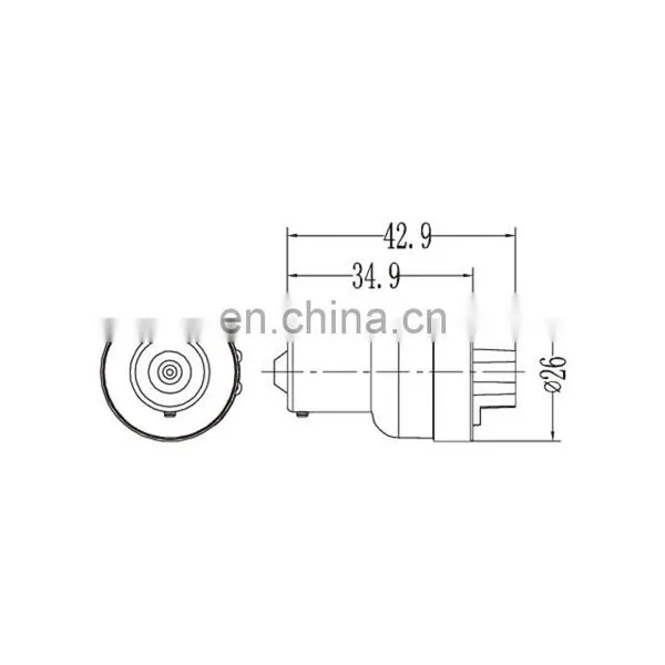 High Quality Car Halogen Bulb Light With Beep Alarm 12V 95dB P21W/1156 Port photo-3