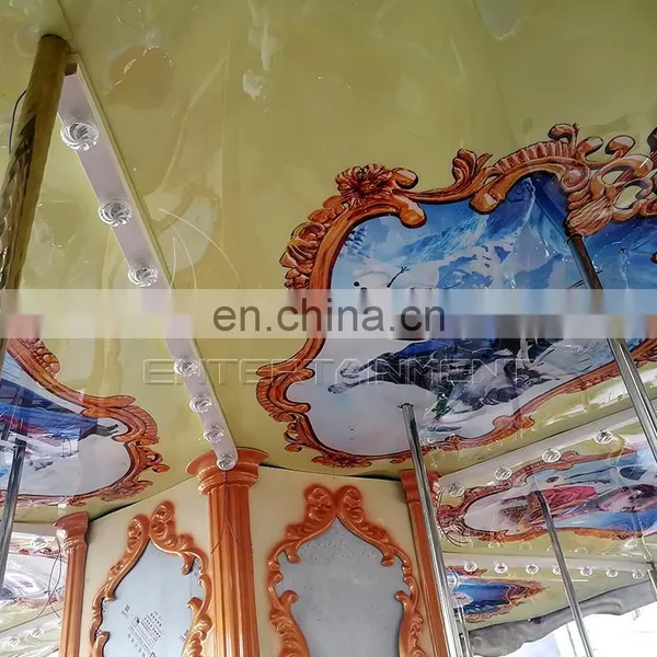 Cheap Fairground Equipment Carousel Kiddie Ride Merry go Round Amusement Ride for Sale photo-5