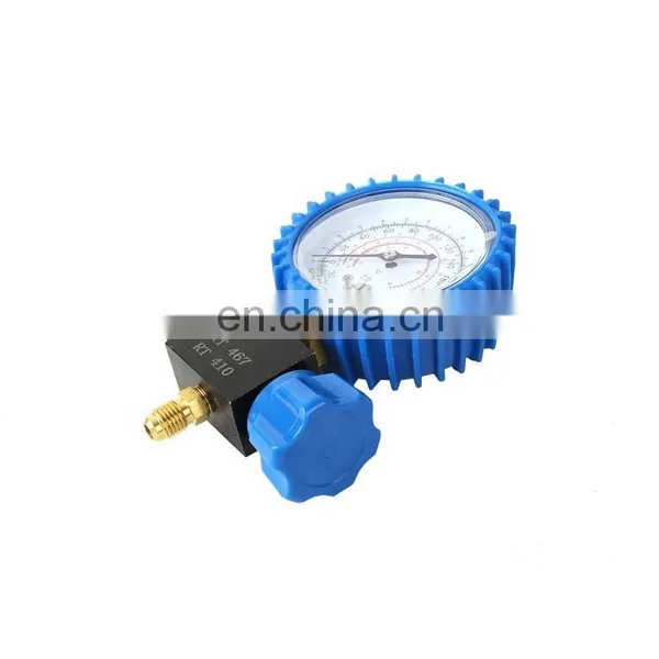 Conjunto de manômetros monobloco de alumínio CT-466 ALA para sistema de refrigeração HVAC e ar-condicionado automotivo, manômetro monobloco para recarga de gás do ar-condicionado photo-4