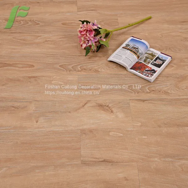 Guangdong Wholesale Office Plastic Floor Rental House Floor Renovation With PVC Floor Shop Wood Grain Stone Plastic Floor Tile photo-4