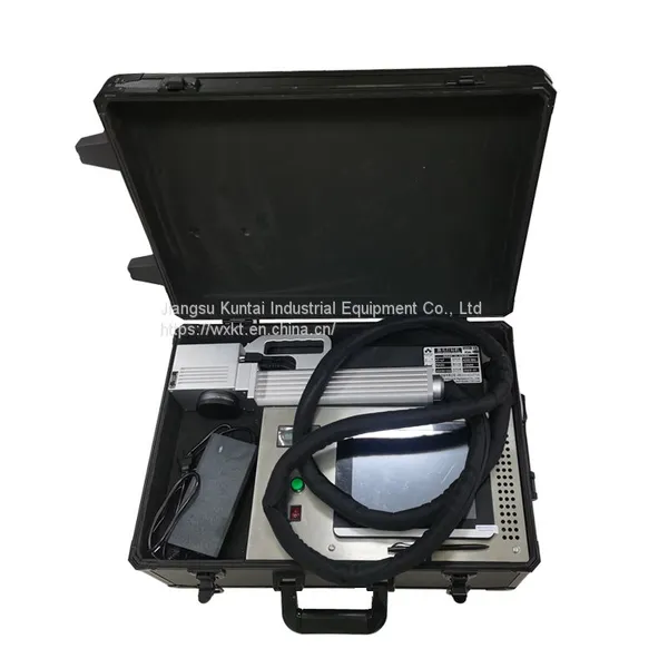 20W 30W Mini Handheld Small Size Fiber Laser Marking Machine Raycus Battery Type