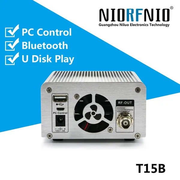 NIO-T15B Desktop FM Tuning Broadcast, High-Quality Audio, Bluetooth PC Control, USB photo-4