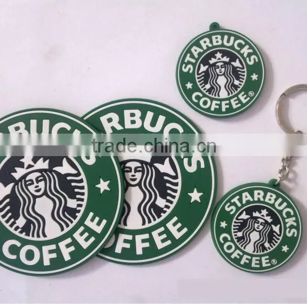 Soft PVC Keychain, 2D Debossed Logo, Free Design Key Chain Keyring photo-6