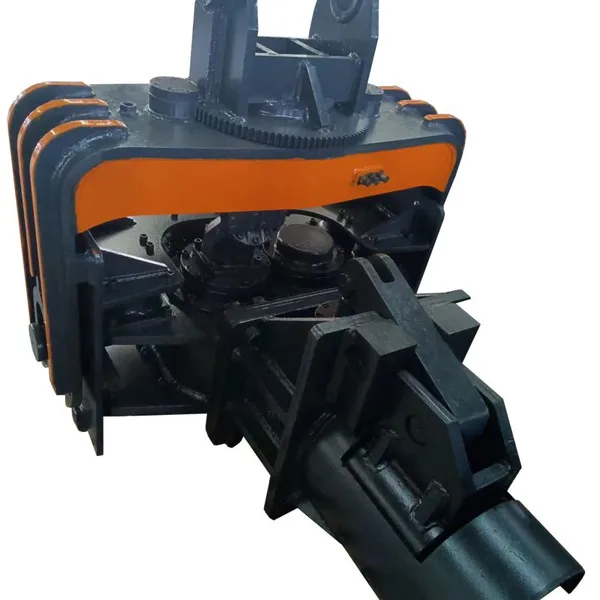 Excavator to Photovoltaic Pile Driver Solar Photovoltaic Pile High Frequency Vibration Hammer Steel Plate Cement Pile photo-4