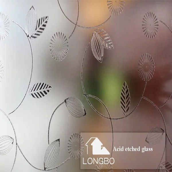 Clear and Extra Clear Acid Etched Frosted Glass for Window Door and Office Partitions With China Factory Lowest Price photo-5