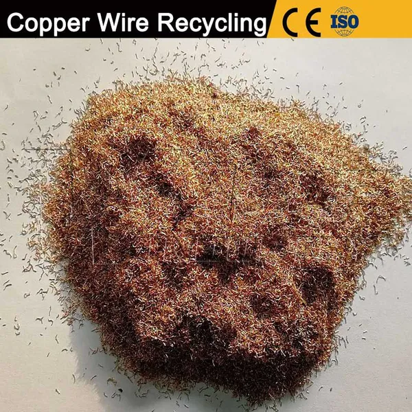 Small Copper Cable Granulator Scrap Power Wire Chopping System for Sale Granulate Equipment