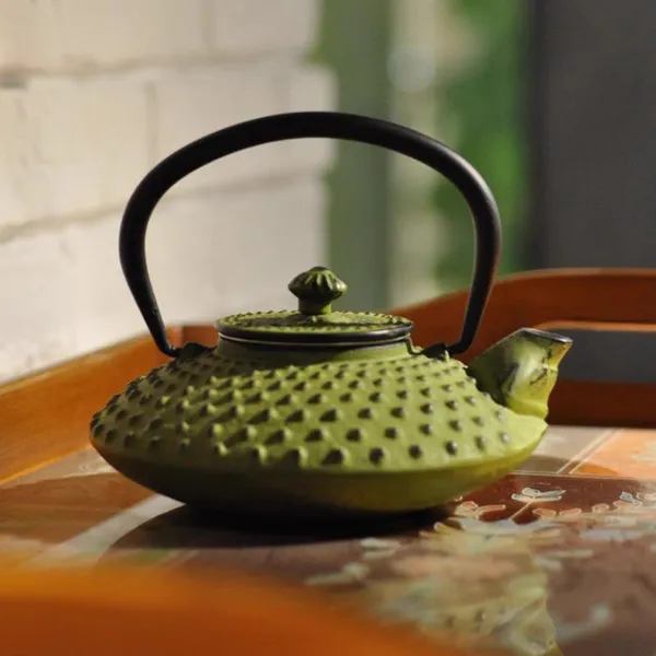 2025 New Arrival Tea Warmer Teapots Wholesale Tea Kettle Cast Iron Enamel Teapot photo-4