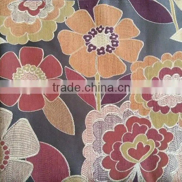 2016 China Supplied Flower Sofa Fabric Spun Polyester Fabric photo-5