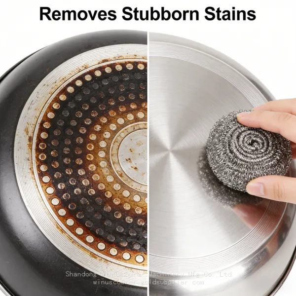 Wholesale Industrial Grade Stainless Steel Scourer Efficient Removal of Heavy Oil Stains Scourer photo-4