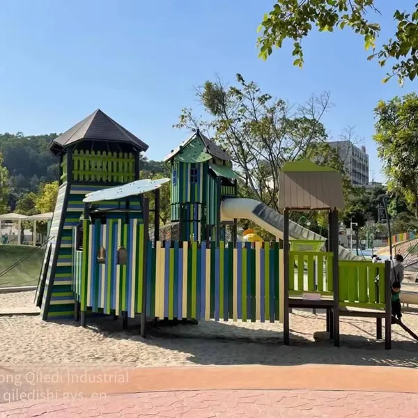 Popular Non-powered Amusement Facilities in Parks and Scenic Spots. Customized Non-standard Outdoor Children's Playgrounds